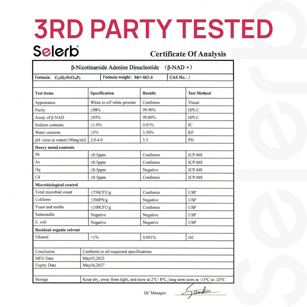 Selerb NAD+ Supplement for Women-60 Capsules Core